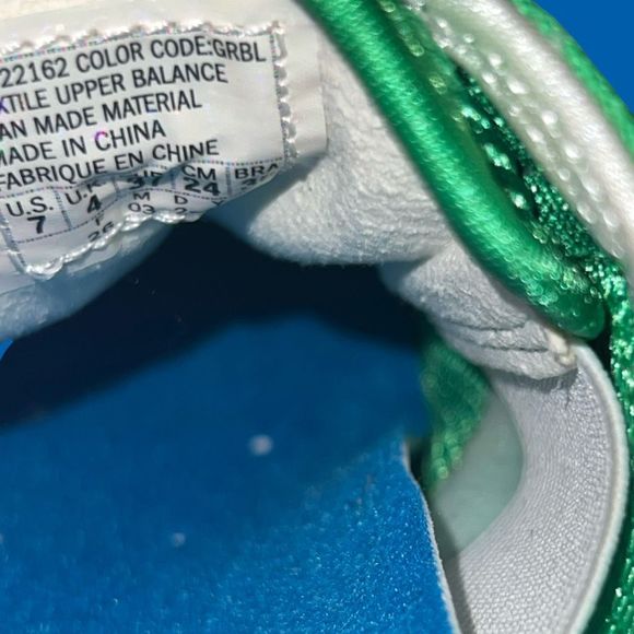 2012 Skechers Womens Flex 22162 Green Blue Running Shoes Sneakers Size 7 - Picture 4 of 8